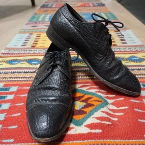 Men's Vintage Elk Exotic Oxford Dress Shoe- Sz 9.5